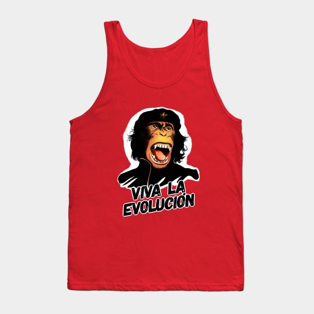 Chimp Guevara, el revolucionario Tank Top by BrokenSpirit